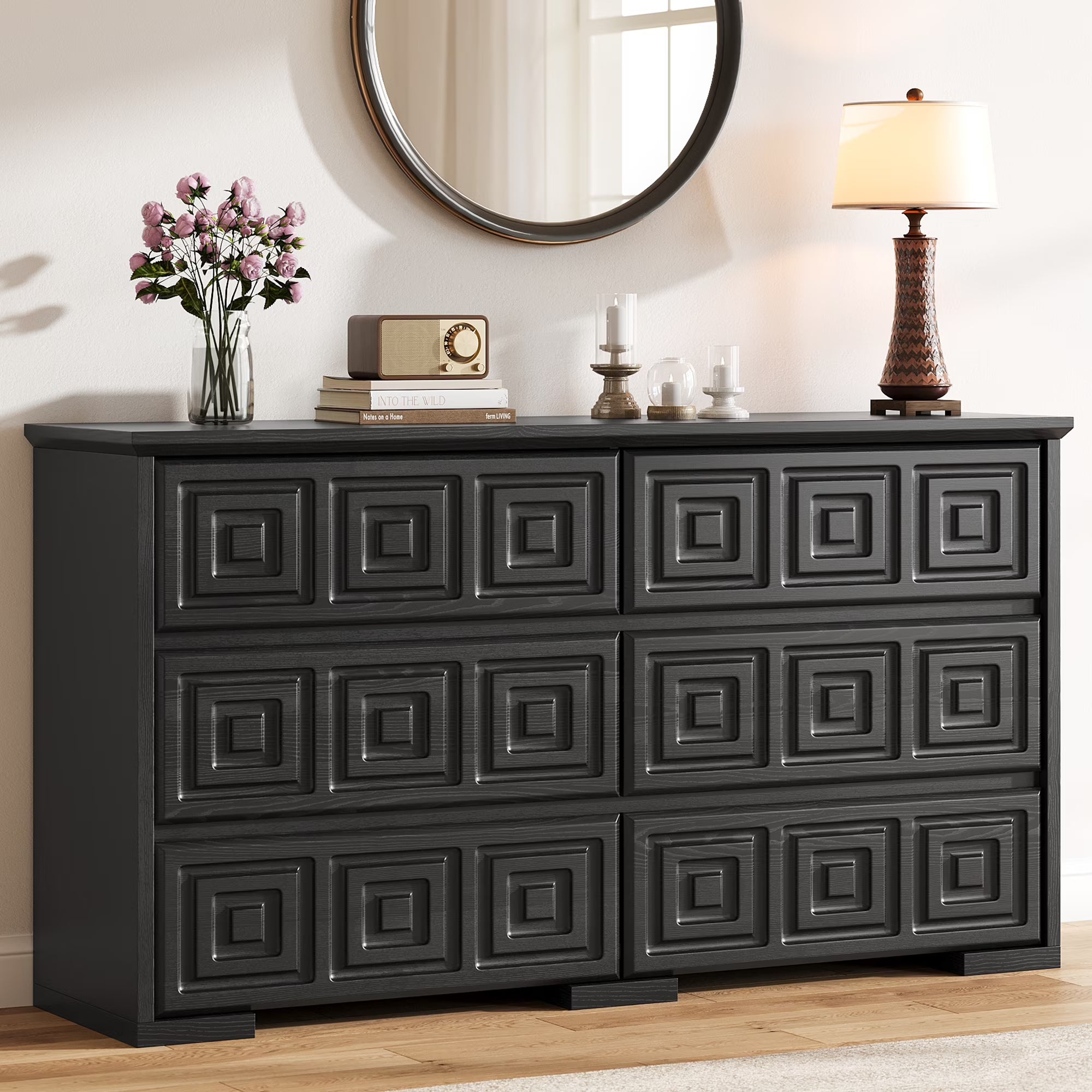 Aufeile Farmhouse Dresser for Bedroom