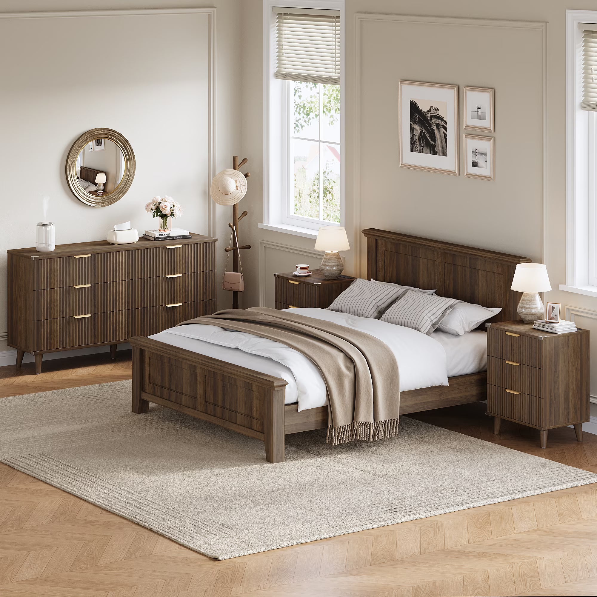 Aufeile 3 Piece Dresser and Nightstand Set for Bedroom – My Store