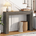 Aufeile Console Tables for Entryway, 43" Narrow Entryway Table, Modern Wood Sofa Table Hallway Table for Entrance, Couch, Foyer, Living Room, Gray Oak