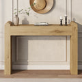 Aufeile Console Table for Entryway, Farmhouse Sofa Table Behind the Couch, Wooden Narrow Entry Table for Living Room, Entrance, Hallway, Walnut