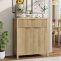 Aufeile Sideboard Buffet Cabinet with Drawer, Small Buffet Table with Adjustable Shelf, Modern Home Accent Furniture for Dining Living Room, Kitchen, Entryway, Natural Oak