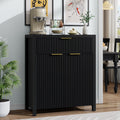Aufeile Fluted Sideboard Cabinet with 1 Drawer