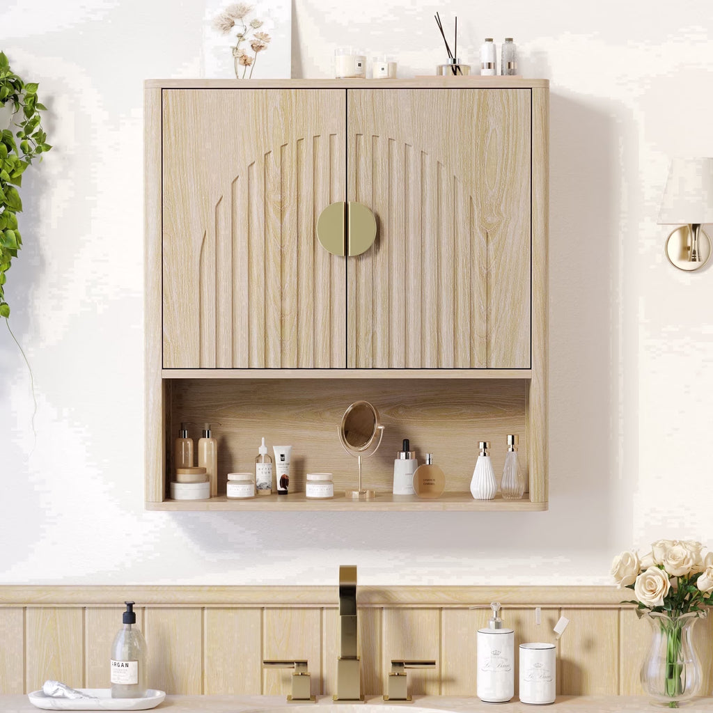 Aufeile Bathroom Wall Storage Cabinet